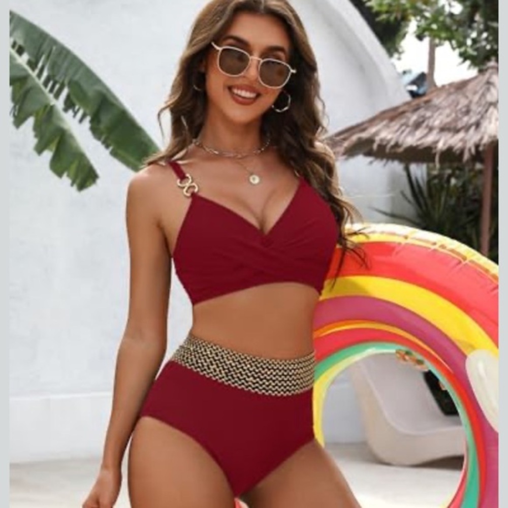 BMJL Bikini High Waisted 2 Piece Swimsuit